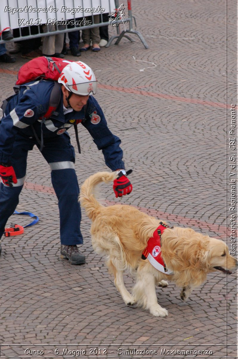 Cuneo - 6 Maggio 2012 - Simulazione Maxiemergenza- Croce Rossa Italiana - Ispettorato Regionale Volontari del Soccorso Piemonte