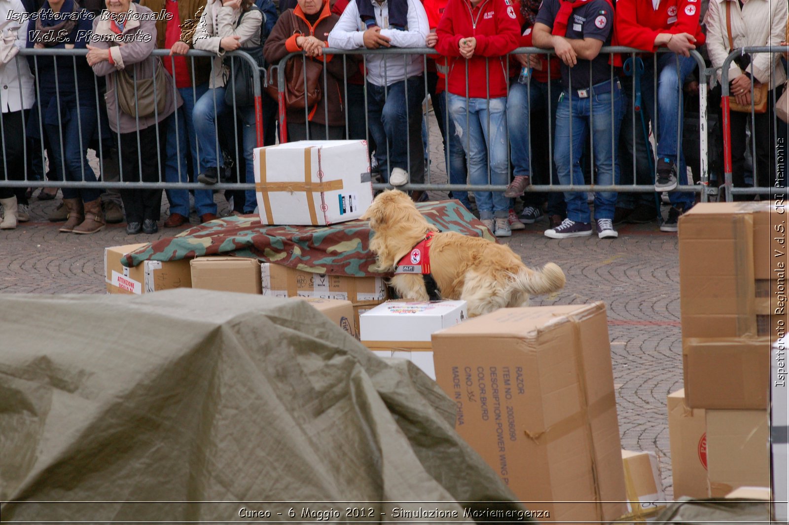 Cuneo - 6 Maggio 2012 - Simulazione Maxiemergenza- Croce Rossa Italiana - Ispettorato Regionale Volontari del Soccorso Piemonte