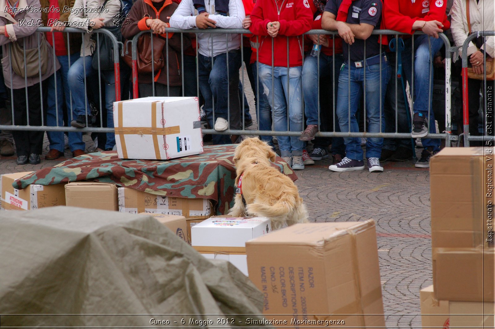 Cuneo - 6 Maggio 2012 - Simulazione Maxiemergenza- Croce Rossa Italiana - Ispettorato Regionale Volontari del Soccorso Piemonte