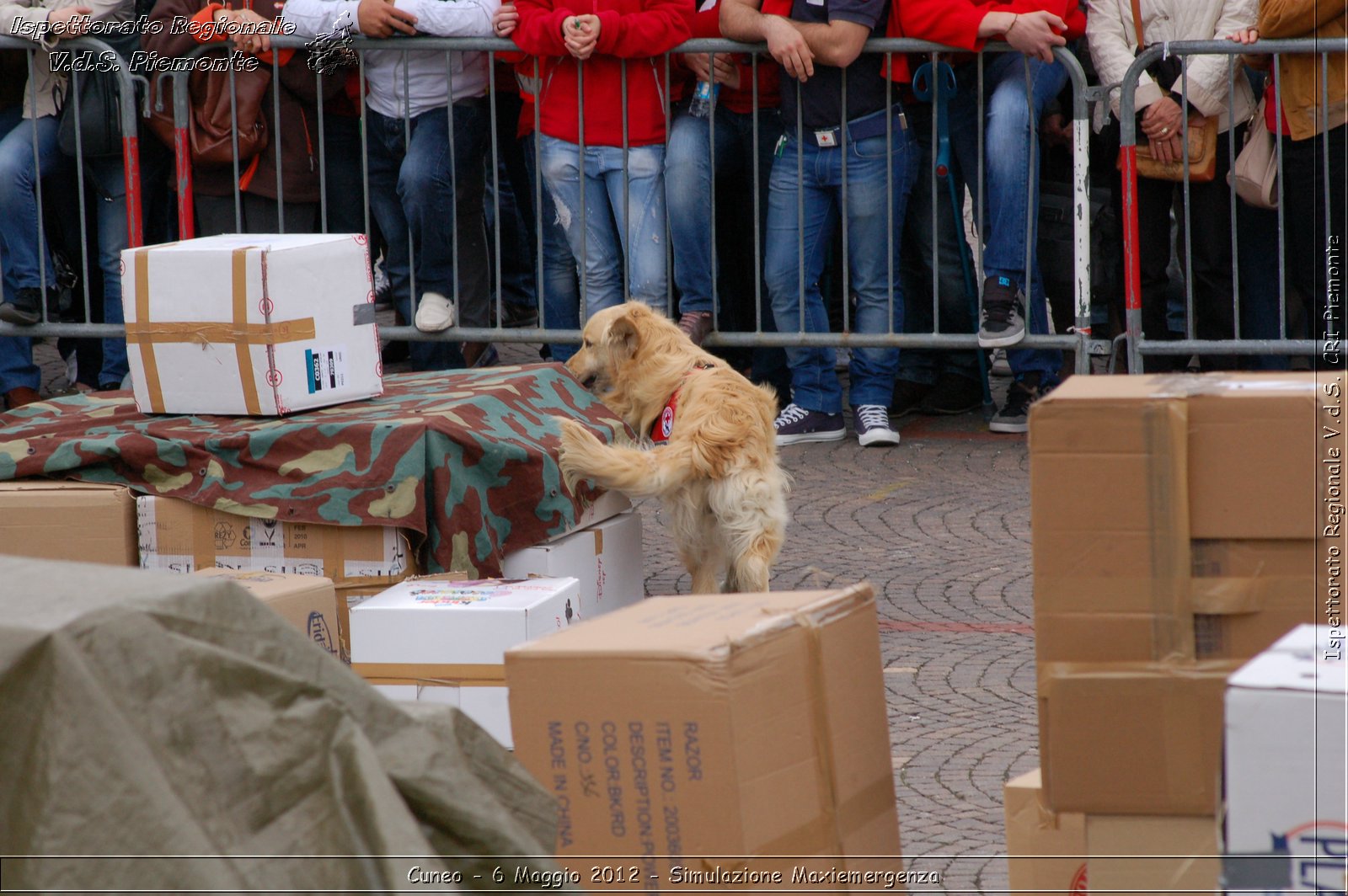 Cuneo - 6 Maggio 2012 - Simulazione Maxiemergenza- Croce Rossa Italiana - Ispettorato Regionale Volontari del Soccorso Piemonte