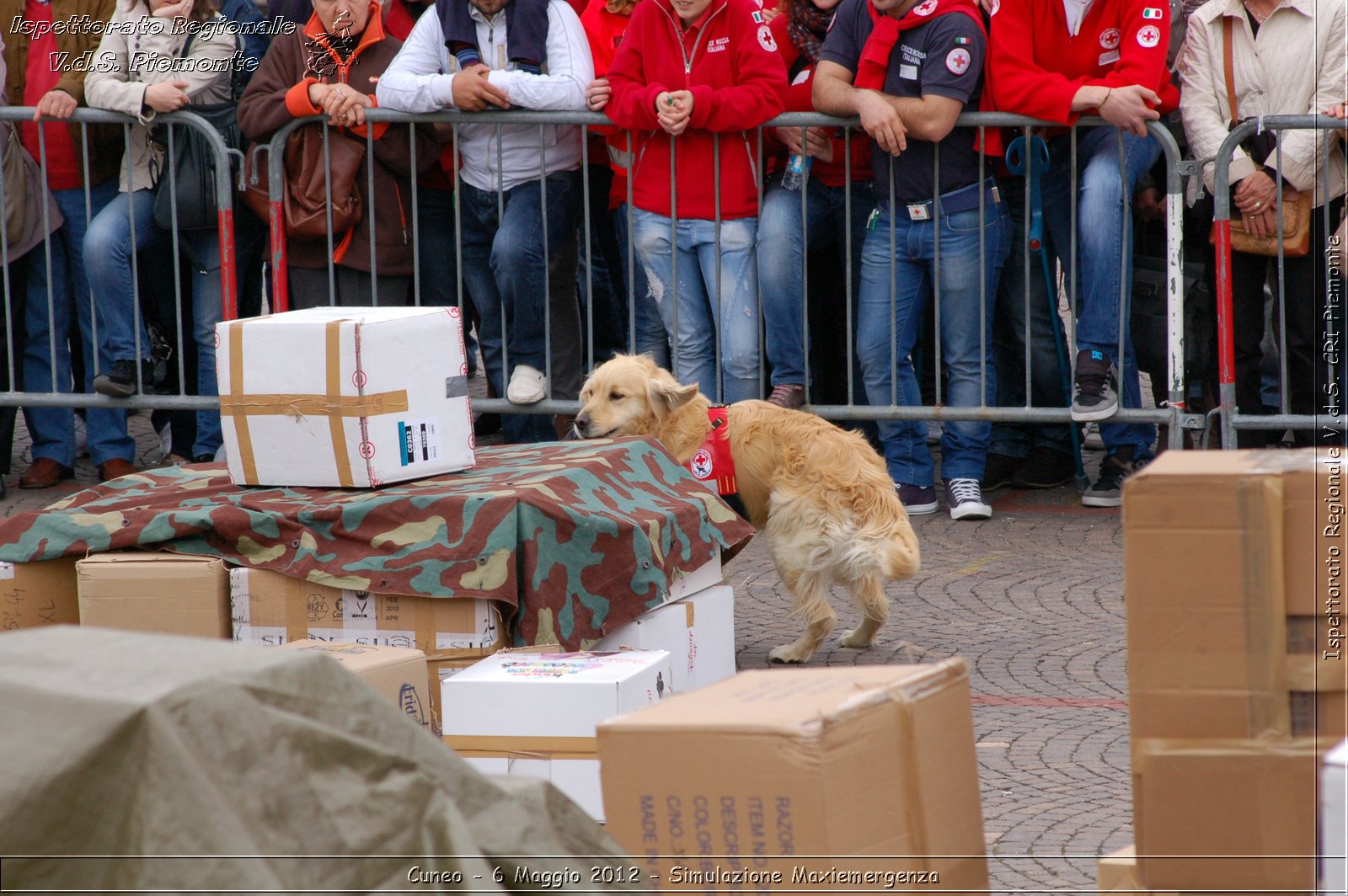 Cuneo - 6 Maggio 2012 - Simulazione Maxiemergenza- Croce Rossa Italiana - Ispettorato Regionale Volontari del Soccorso Piemonte