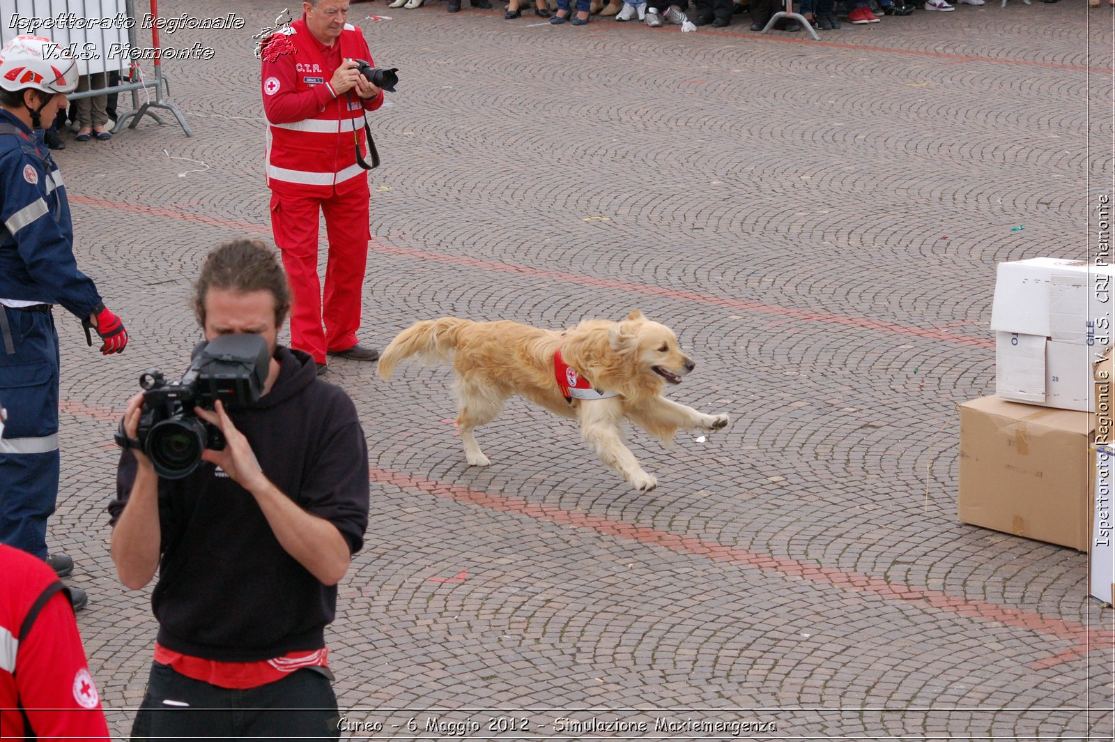 Cuneo - 6 Maggio 2012 - Simulazione Maxiemergenza- Croce Rossa Italiana - Ispettorato Regionale Volontari del Soccorso Piemonte