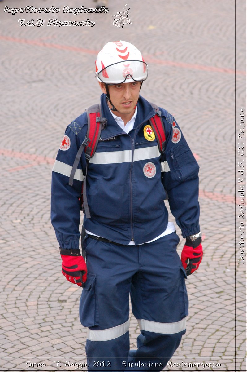 Cuneo - 6 Maggio 2012 - Simulazione Maxiemergenza- Croce Rossa Italiana - Ispettorato Regionale Volontari del Soccorso Piemonte