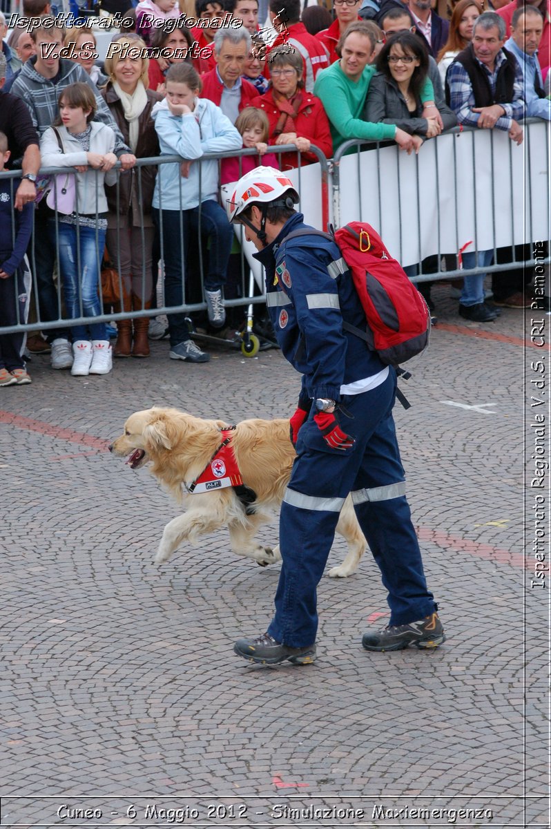 Cuneo - 6 Maggio 2012 - Simulazione Maxiemergenza- Croce Rossa Italiana - Ispettorato Regionale Volontari del Soccorso Piemonte