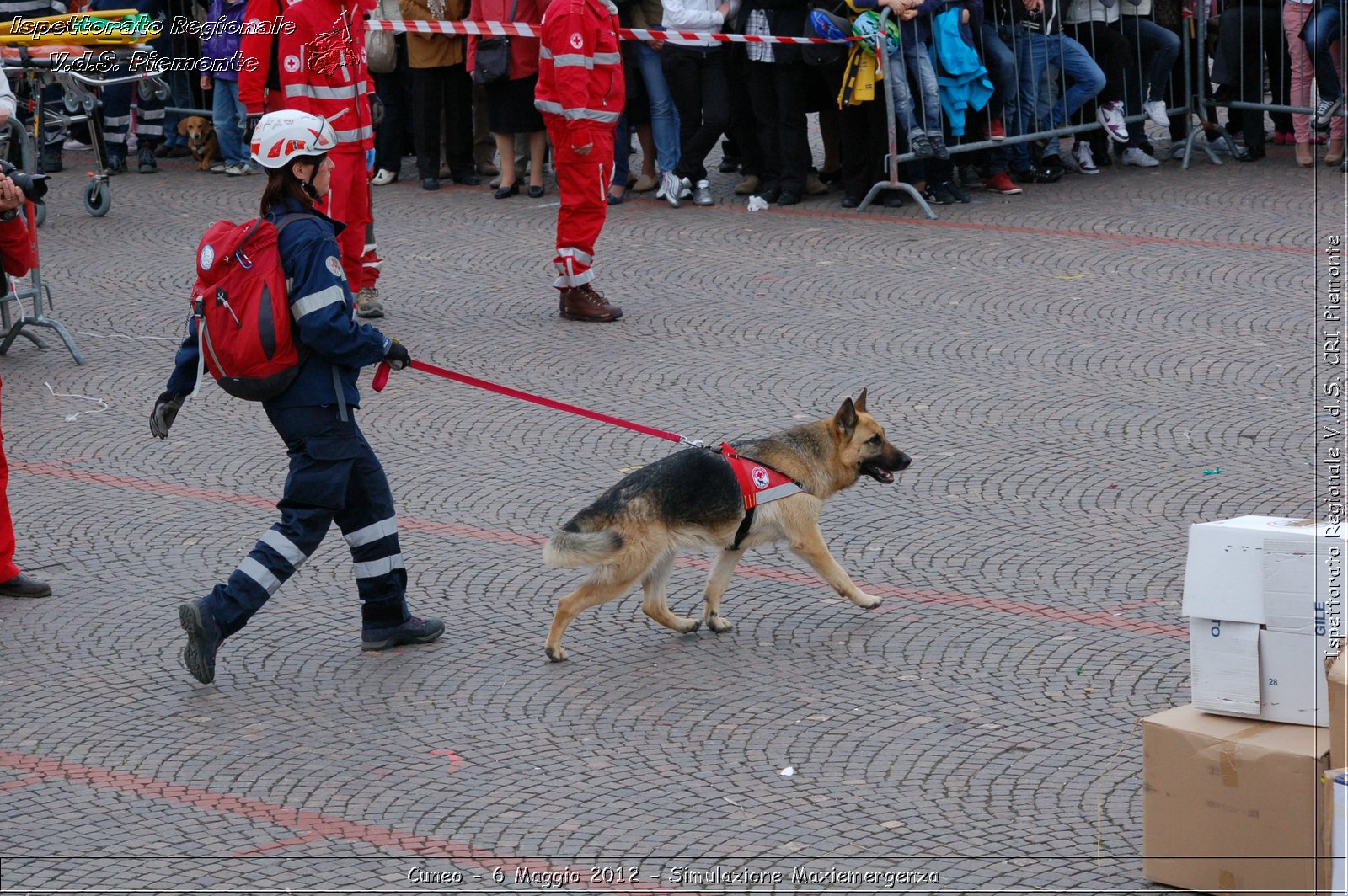 Cuneo - 6 Maggio 2012 - Simulazione Maxiemergenza- Croce Rossa Italiana - Ispettorato Regionale Volontari del Soccorso Piemonte