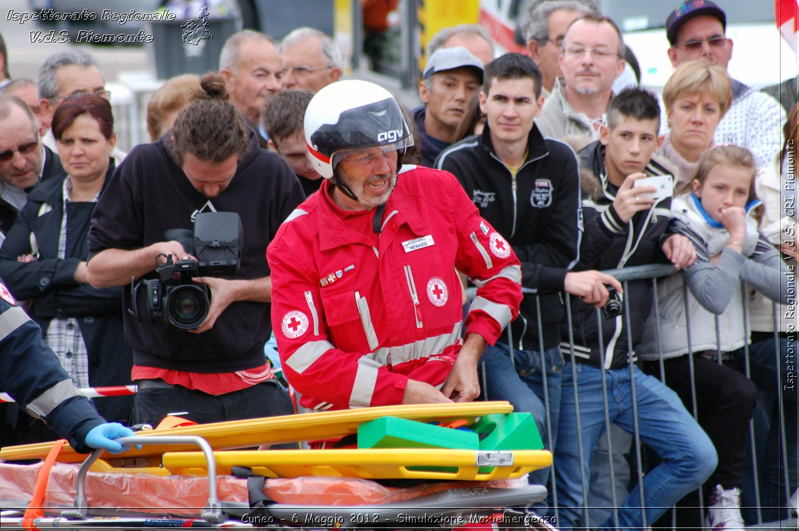 Cuneo - 6 Maggio 2012 - Simulazione Maxiemergenza- Croce Rossa Italiana - Ispettorato Regionale Volontari del Soccorso Piemonte