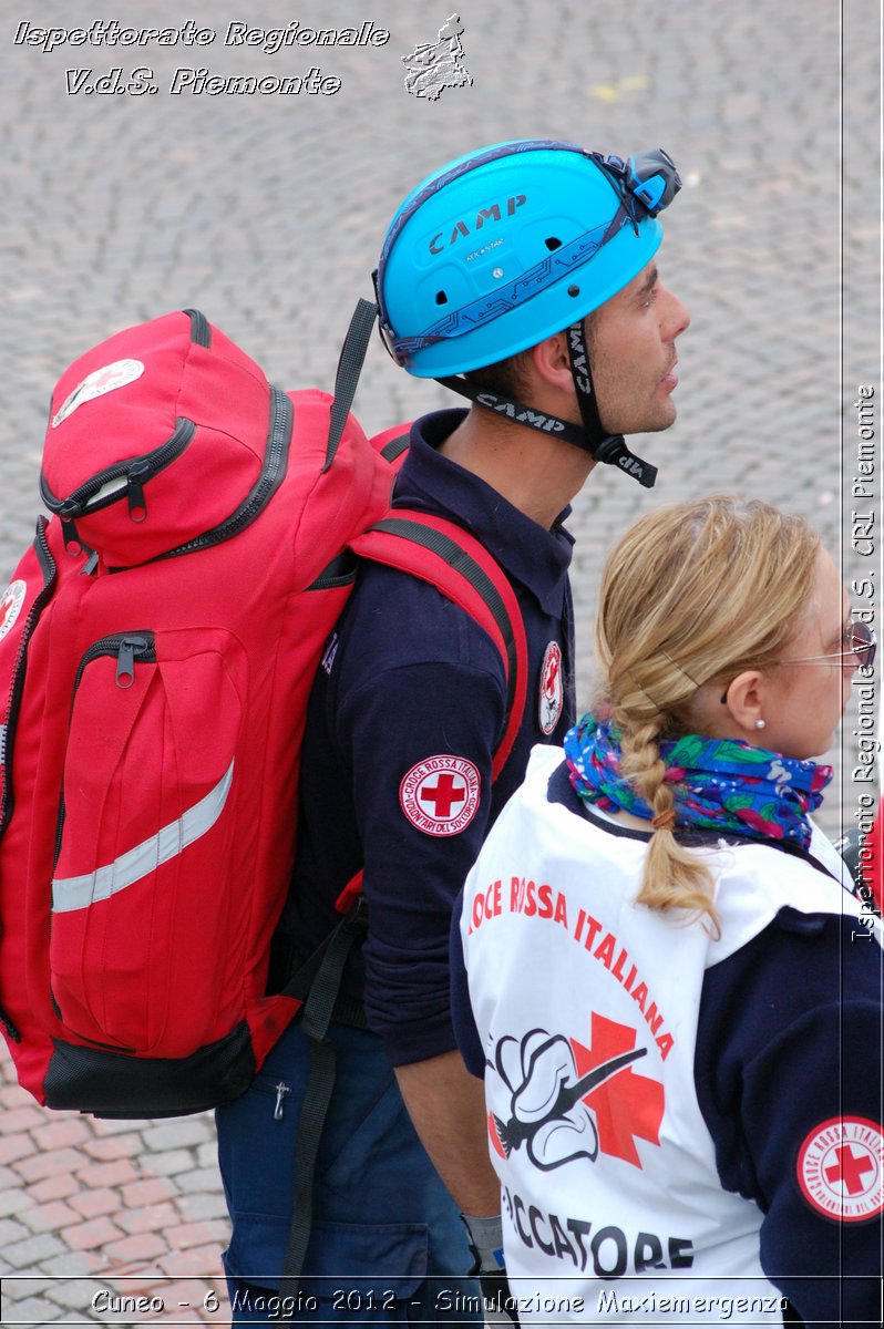 Cuneo - 6 Maggio 2012 - Simulazione Maxiemergenza- Croce Rossa Italiana - Ispettorato Regionale Volontari del Soccorso Piemonte