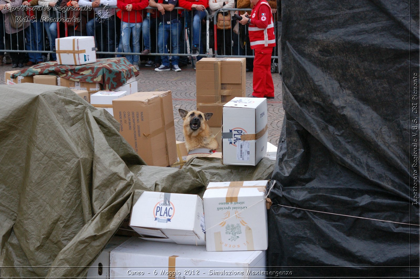 Cuneo - 6 Maggio 2012 - Simulazione Maxiemergenza- Croce Rossa Italiana - Ispettorato Regionale Volontari del Soccorso Piemonte