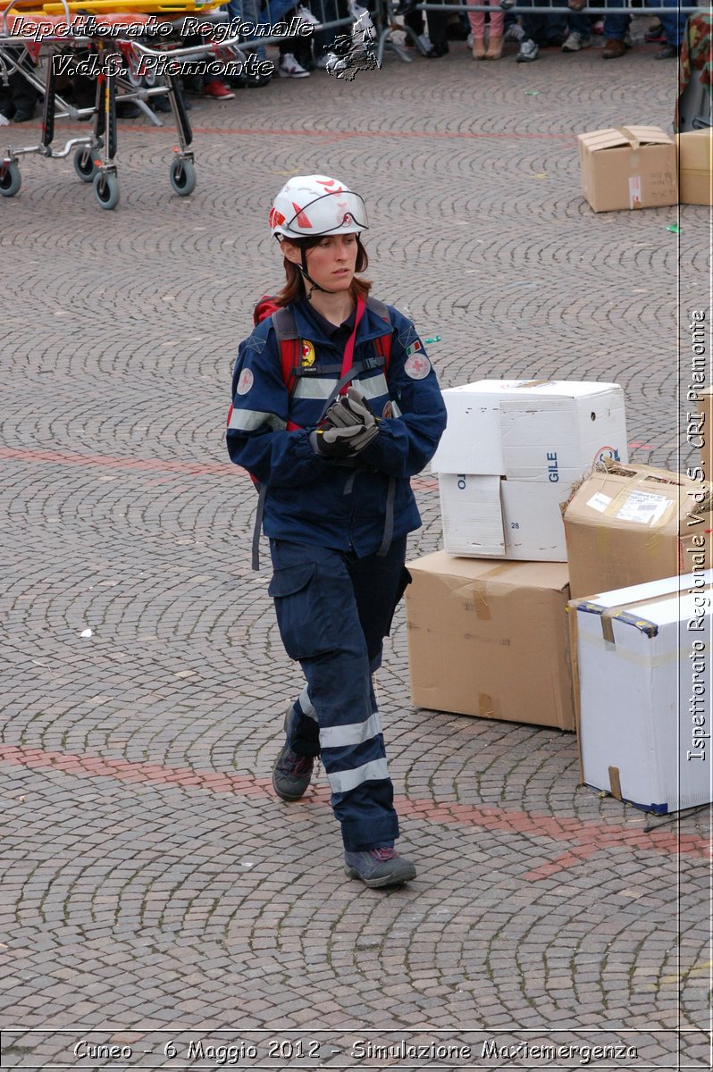 Cuneo - 6 Maggio 2012 - Simulazione Maxiemergenza- Croce Rossa Italiana - Ispettorato Regionale Volontari del Soccorso Piemonte