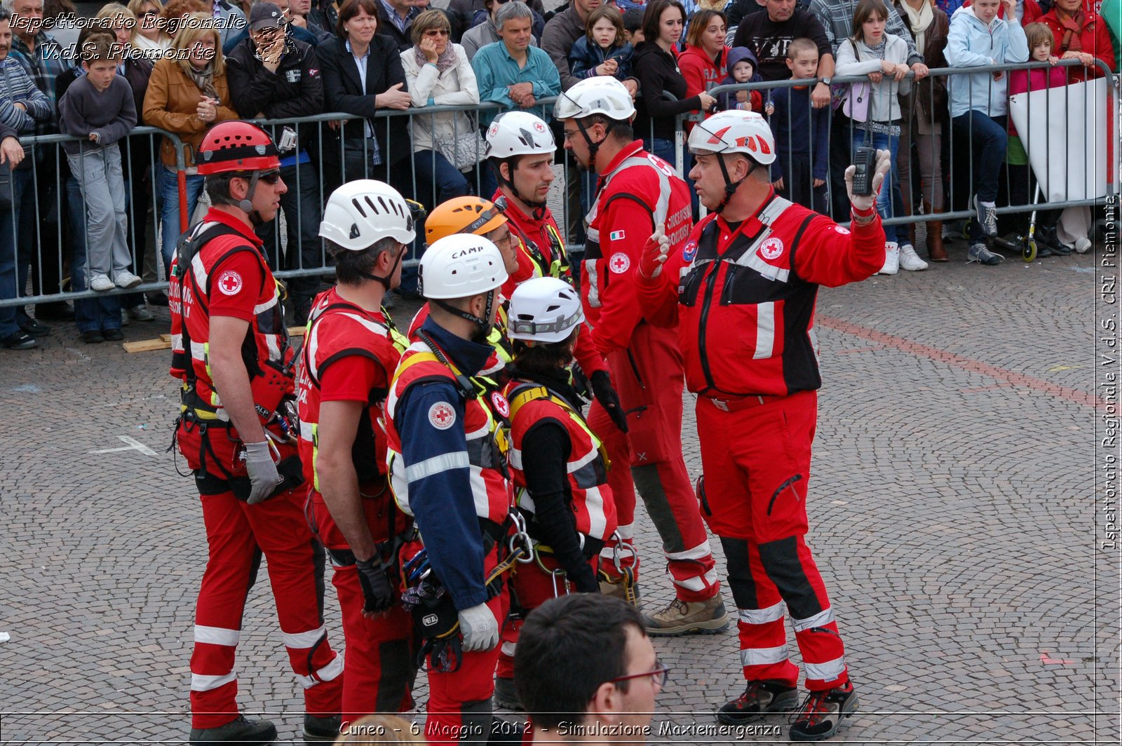 Cuneo - 6 Maggio 2012 - Simulazione Maxiemergenza- Croce Rossa Italiana - Ispettorato Regionale Volontari del Soccorso Piemonte