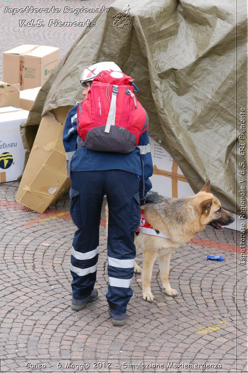 Cuneo - 6 Maggio 2012 - Simulazione Maxiemergenza- Croce Rossa Italiana - Ispettorato Regionale Volontari del Soccorso Piemonte