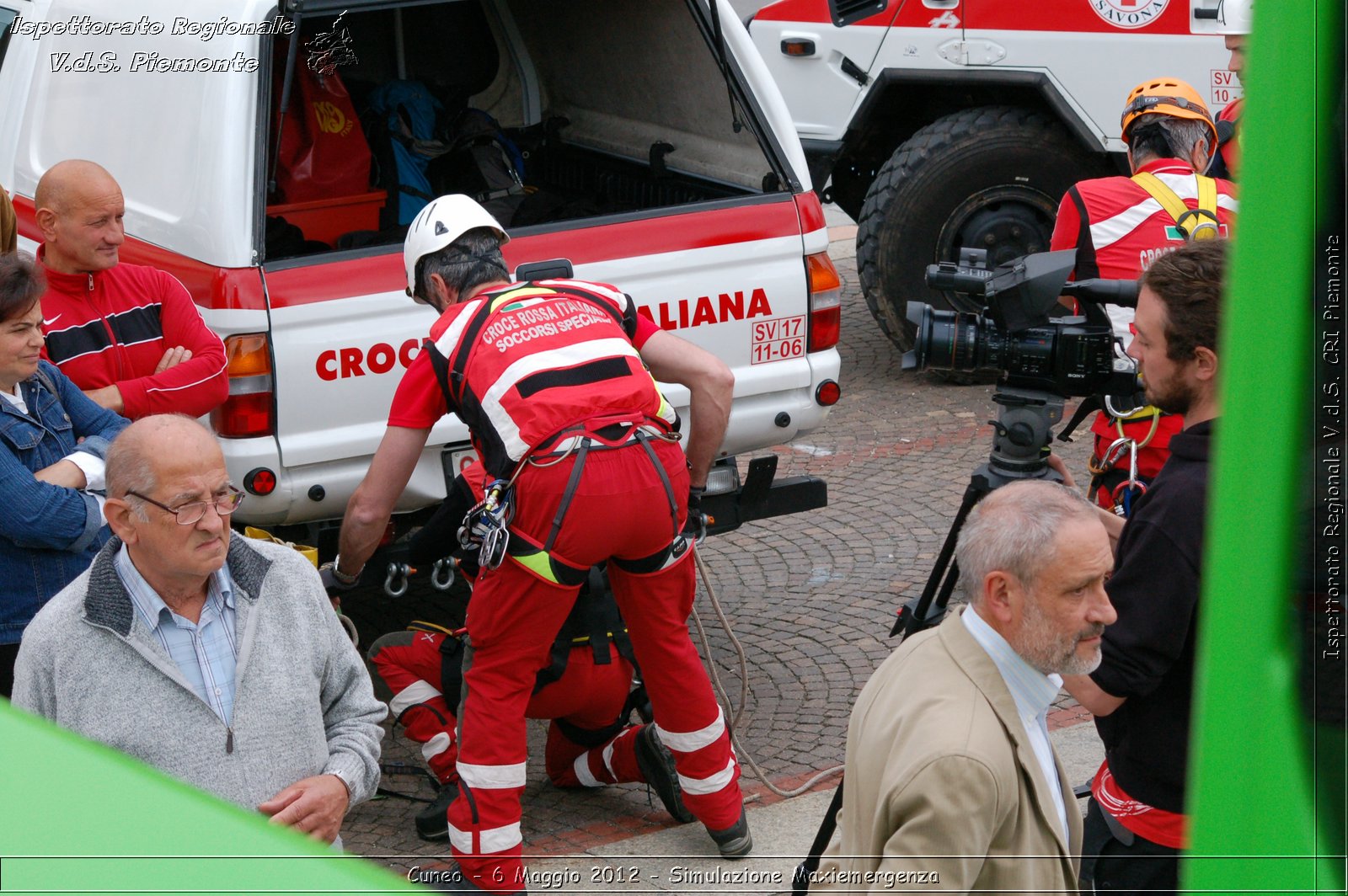 Cuneo - 6 Maggio 2012 - Simulazione Maxiemergenza- Croce Rossa Italiana - Ispettorato Regionale Volontari del Soccorso Piemonte