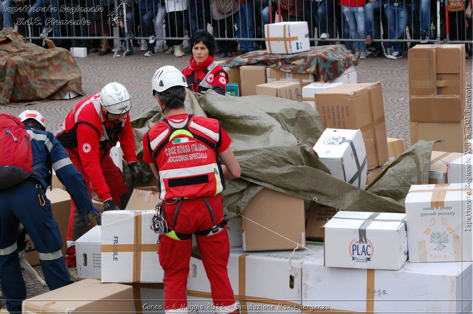 Cuneo - 6 Maggio 2012 - Simulazione Maxiemergenza- Croce Rossa Italiana - Ispettorato Regionale Volontari del Soccorso Piemonte