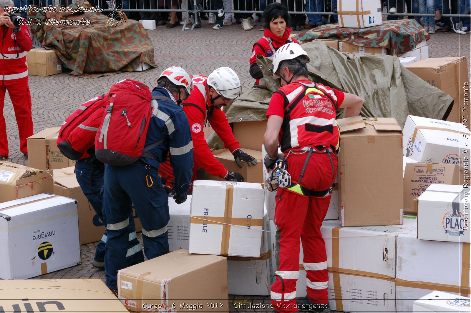 Cuneo - 6 Maggio 2012 - Simulazione Maxiemergenza- Croce Rossa Italiana - Ispettorato Regionale Volontari del Soccorso Piemonte