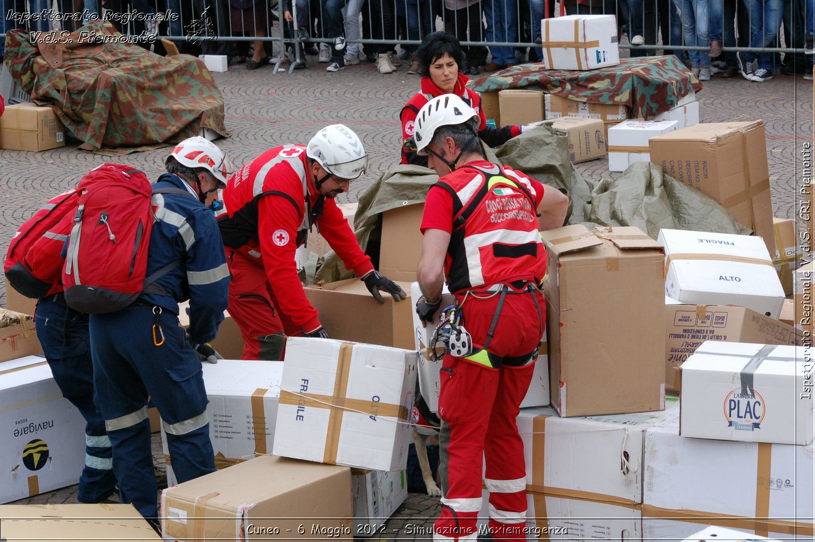 Cuneo - 6 Maggio 2012 - Simulazione Maxiemergenza- Croce Rossa Italiana - Ispettorato Regionale Volontari del Soccorso Piemonte