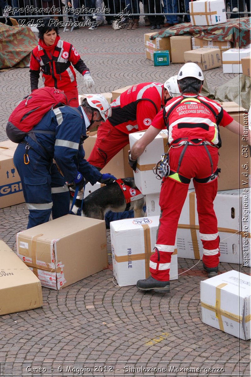 Cuneo - 6 Maggio 2012 - Simulazione Maxiemergenza- Croce Rossa Italiana - Ispettorato Regionale Volontari del Soccorso Piemonte