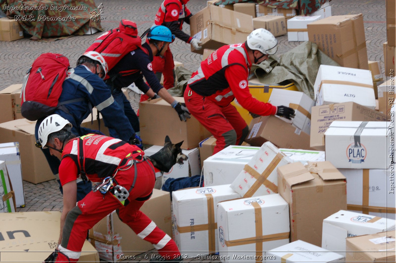 Cuneo - 6 Maggio 2012 - Simulazione Maxiemergenza- Croce Rossa Italiana - Ispettorato Regionale Volontari del Soccorso Piemonte