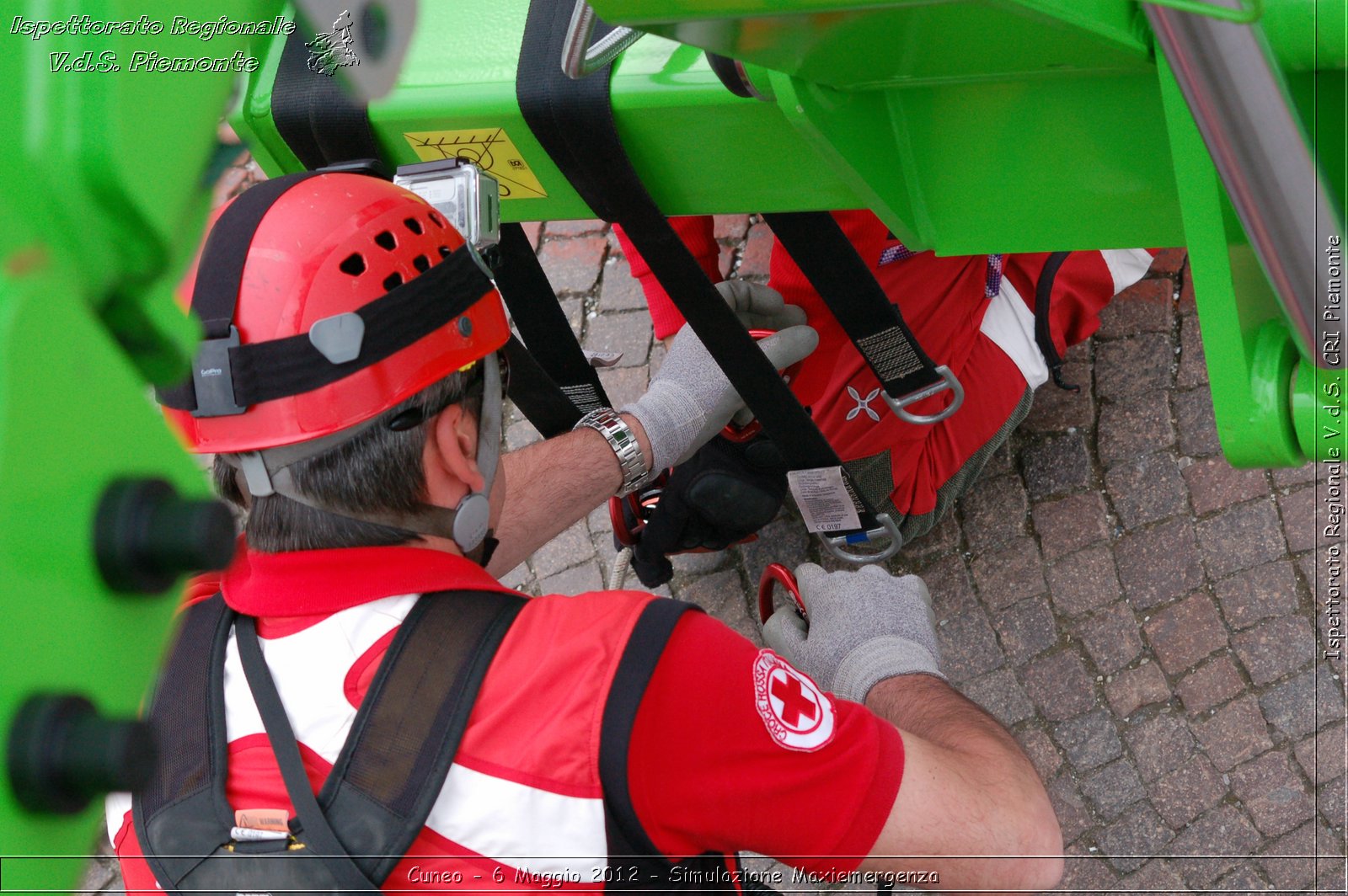 Cuneo - 6 Maggio 2012 - Simulazione Maxiemergenza- Croce Rossa Italiana - Ispettorato Regionale Volontari del Soccorso Piemonte