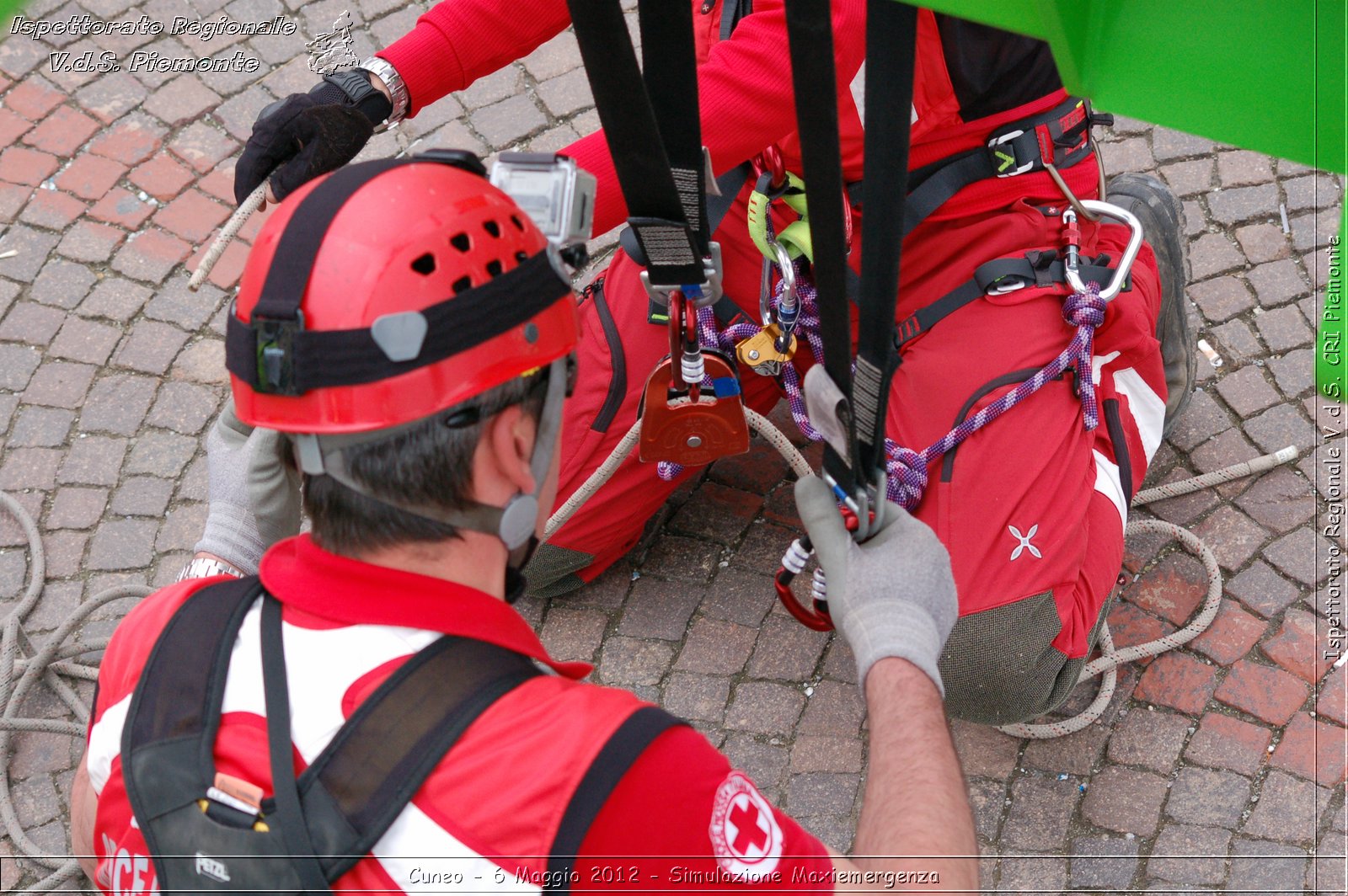 Cuneo - 6 Maggio 2012 - Simulazione Maxiemergenza- Croce Rossa Italiana - Ispettorato Regionale Volontari del Soccorso Piemonte