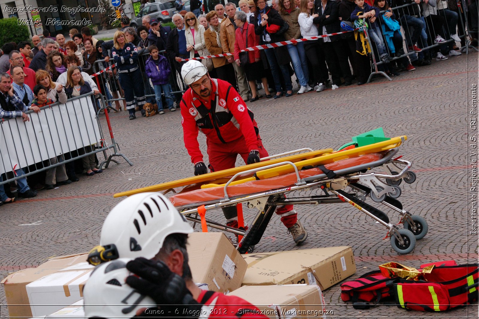 Cuneo - 6 Maggio 2012 - Simulazione Maxiemergenza- Croce Rossa Italiana - Ispettorato Regionale Volontari del Soccorso Piemonte