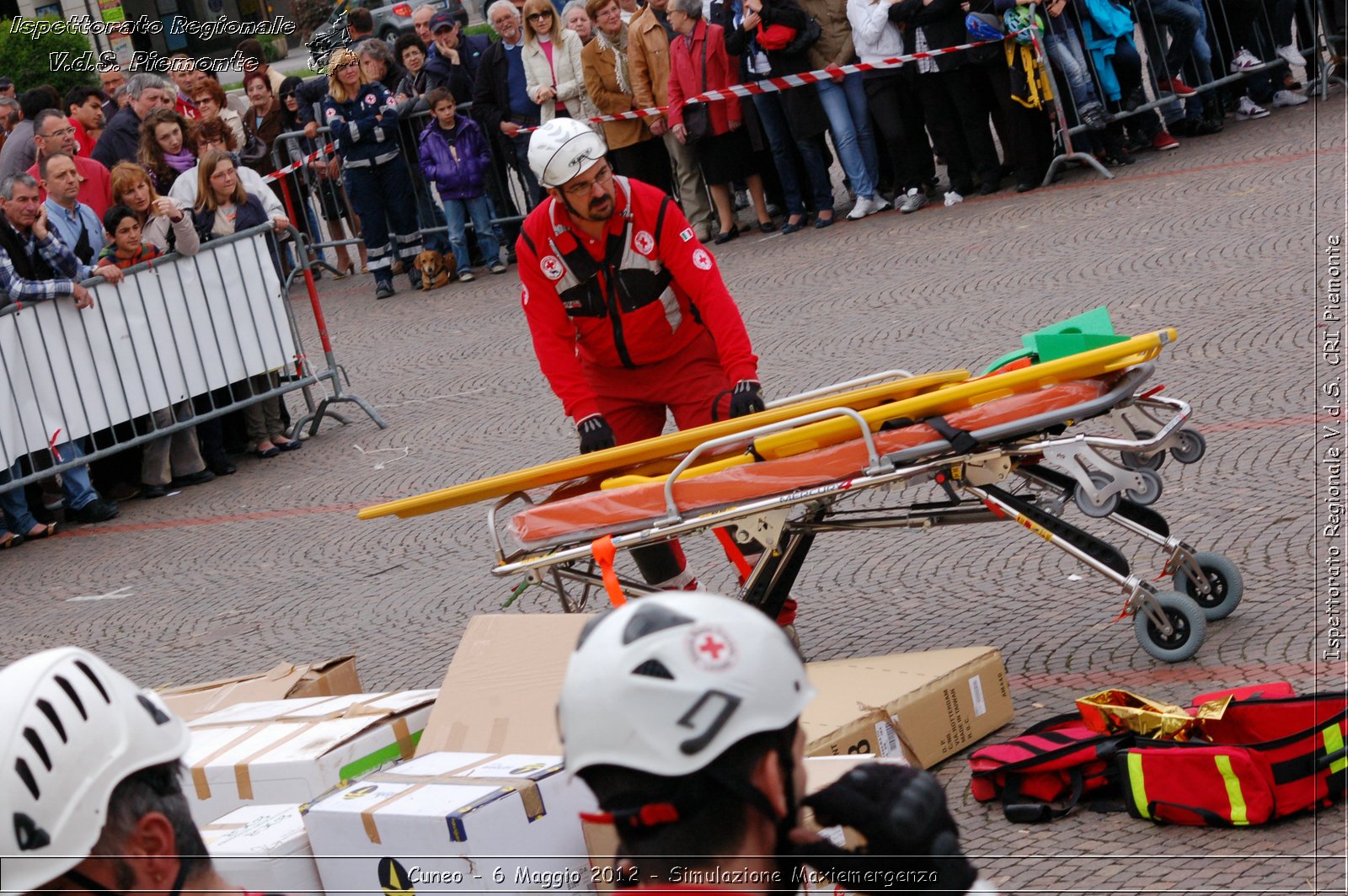 Cuneo - 6 Maggio 2012 - Simulazione Maxiemergenza- Croce Rossa Italiana - Ispettorato Regionale Volontari del Soccorso Piemonte