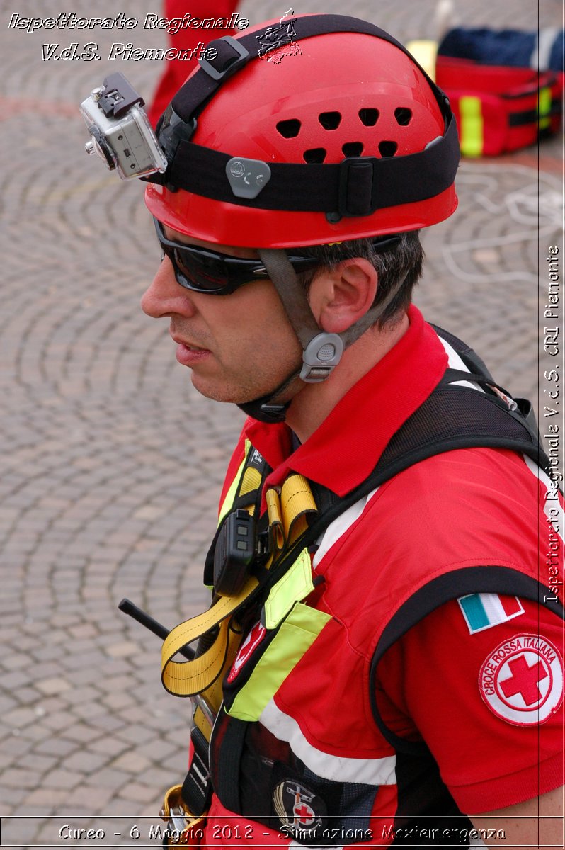 Cuneo - 6 Maggio 2012 - Simulazione Maxiemergenza- Croce Rossa Italiana - Ispettorato Regionale Volontari del Soccorso Piemonte