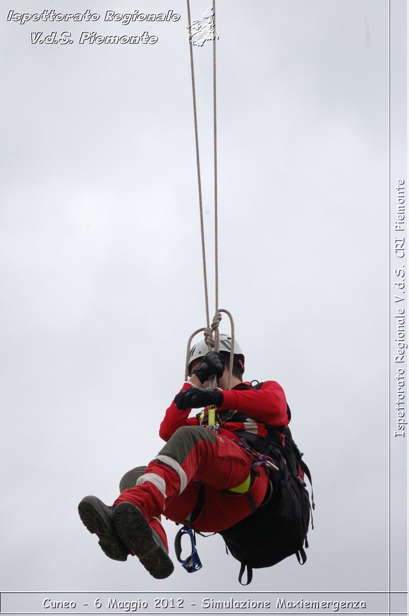 Cuneo - 6 Maggio 2012 - Simulazione Maxiemergenza- Croce Rossa Italiana - Ispettorato Regionale Volontari del Soccorso Piemonte