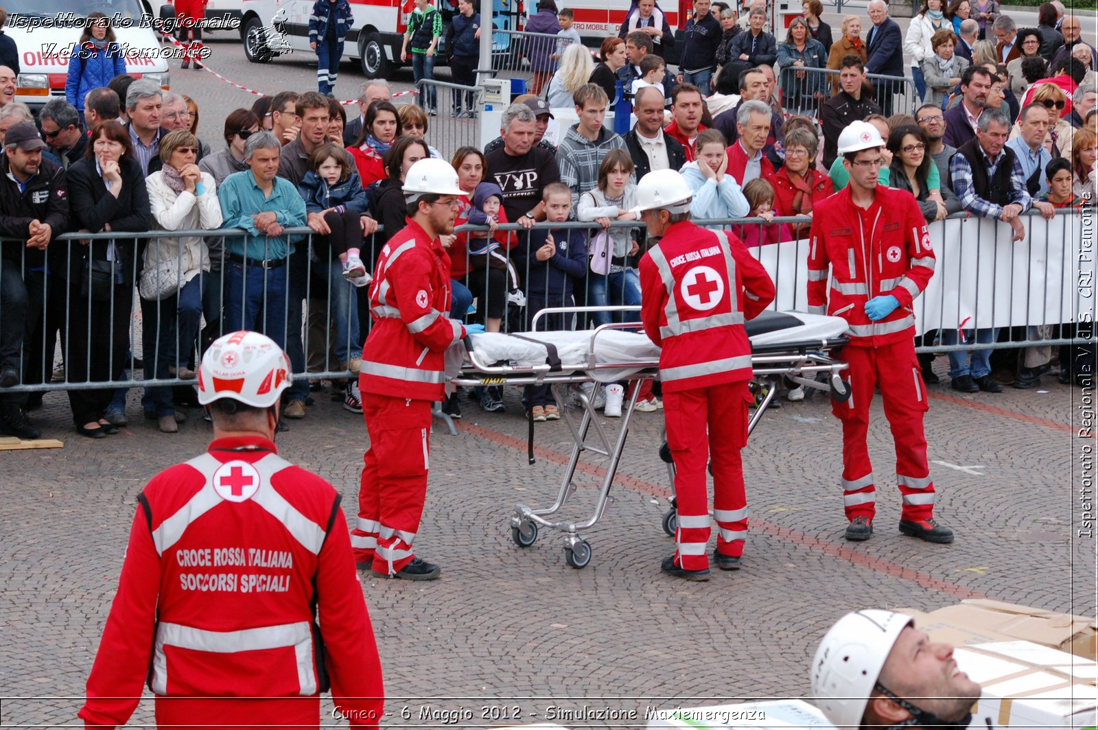 Cuneo - 6 Maggio 2012 - Simulazione Maxiemergenza- Croce Rossa Italiana - Ispettorato Regionale Volontari del Soccorso Piemonte