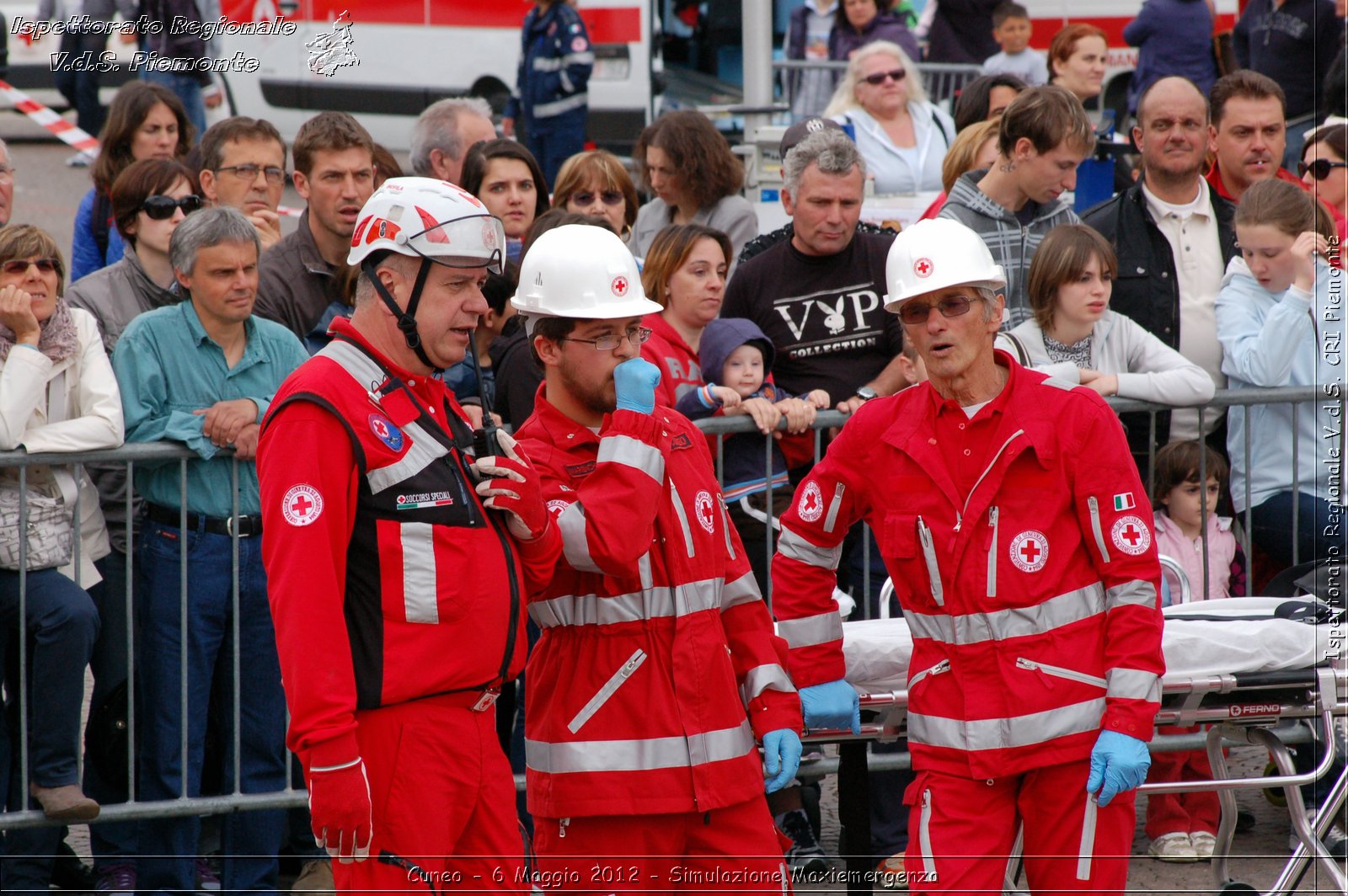 Cuneo - 6 Maggio 2012 - Simulazione Maxiemergenza- Croce Rossa Italiana - Ispettorato Regionale Volontari del Soccorso Piemonte