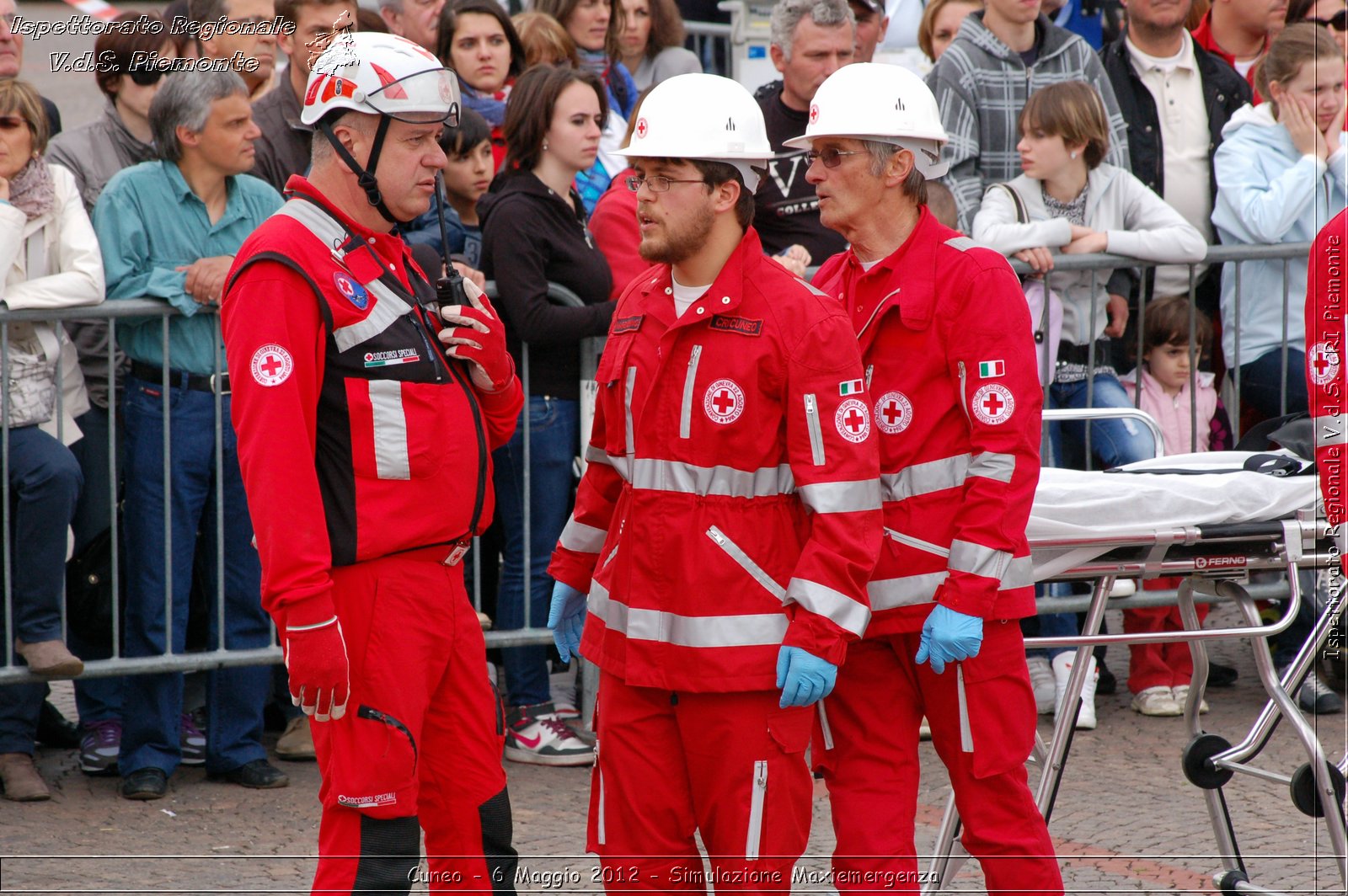 Cuneo - 6 Maggio 2012 - Simulazione Maxiemergenza- Croce Rossa Italiana - Ispettorato Regionale Volontari del Soccorso Piemonte