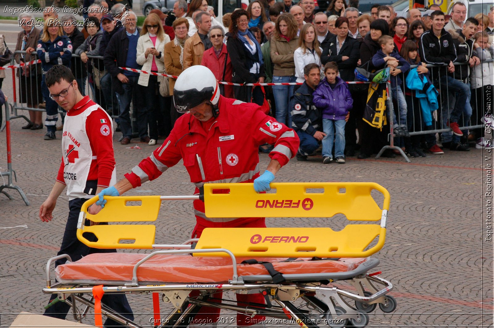 Cuneo - 6 Maggio 2012 - Simulazione Maxiemergenza- Croce Rossa Italiana - Ispettorato Regionale Volontari del Soccorso Piemonte