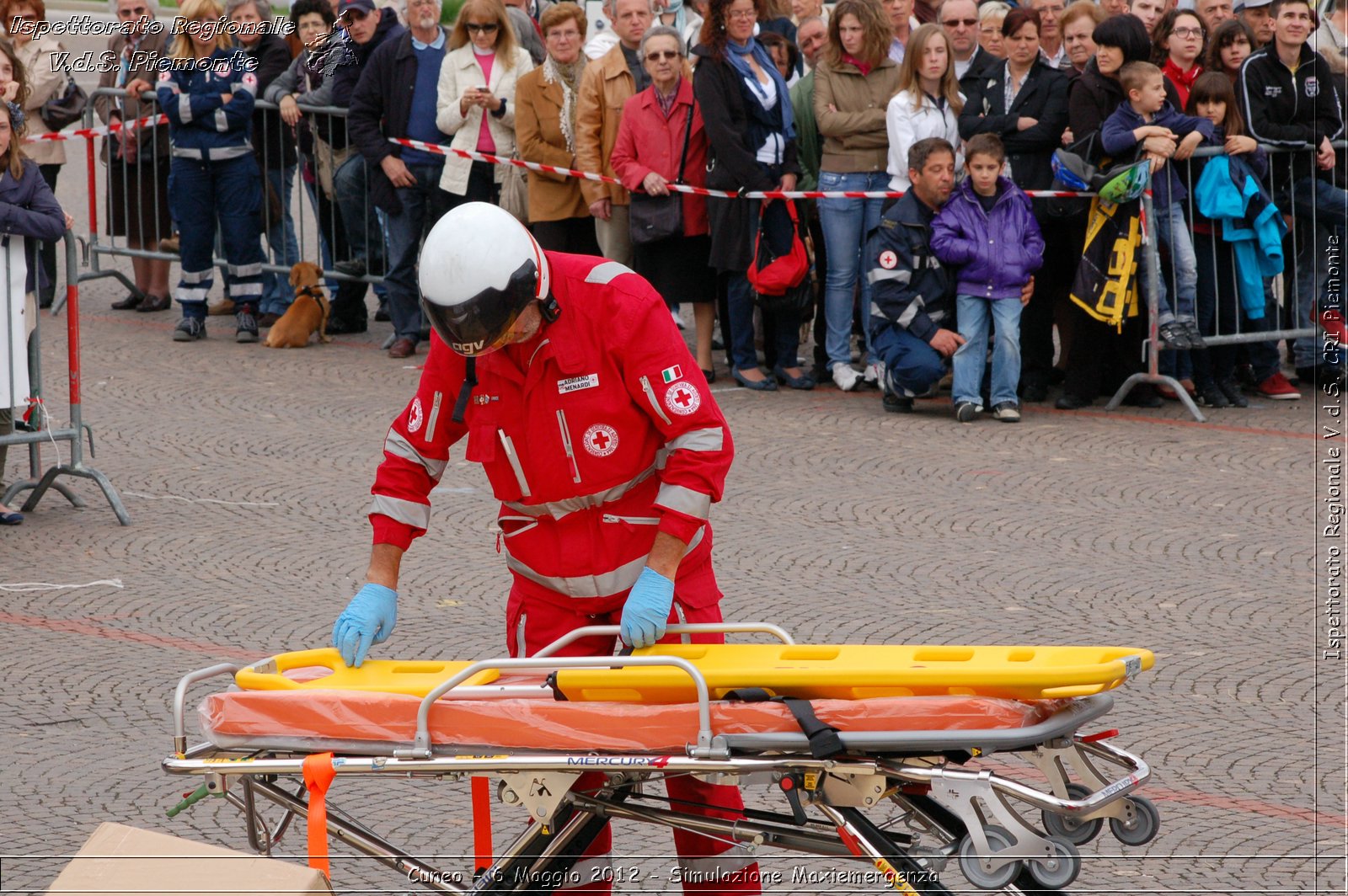 Cuneo - 6 Maggio 2012 - Simulazione Maxiemergenza- Croce Rossa Italiana - Ispettorato Regionale Volontari del Soccorso Piemonte