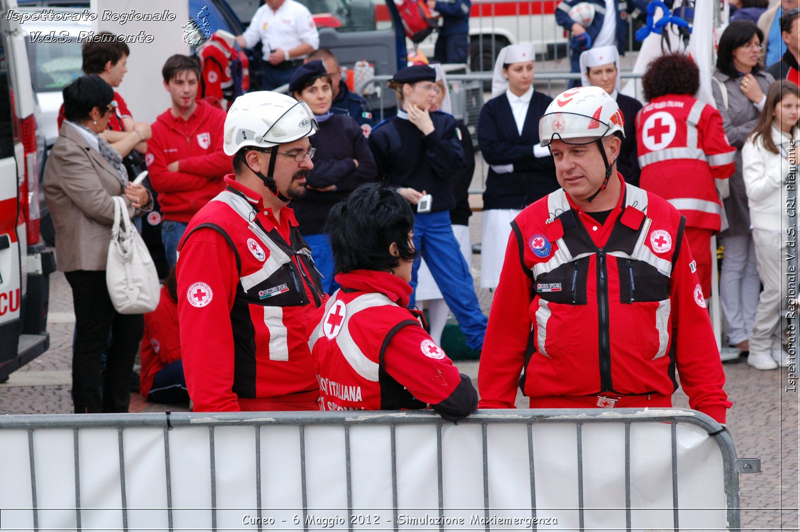Cuneo - 6 Maggio 2012 - Simulazione Maxiemergenza- Croce Rossa Italiana - Ispettorato Regionale Volontari del Soccorso Piemonte
