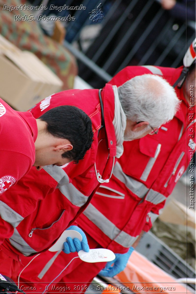 Cuneo - 6 Maggio 2012 - Simulazione Maxiemergenza- Croce Rossa Italiana - Ispettorato Regionale Volontari del Soccorso Piemonte