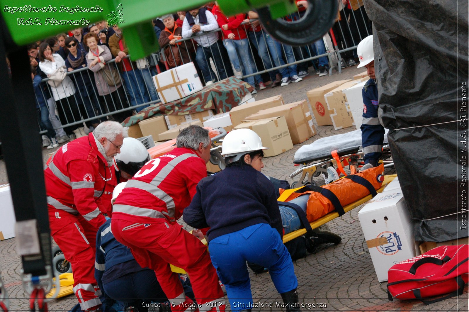 Cuneo - 6 Maggio 2012 - Simulazione Maxiemergenza- Croce Rossa Italiana - Ispettorato Regionale Volontari del Soccorso Piemonte