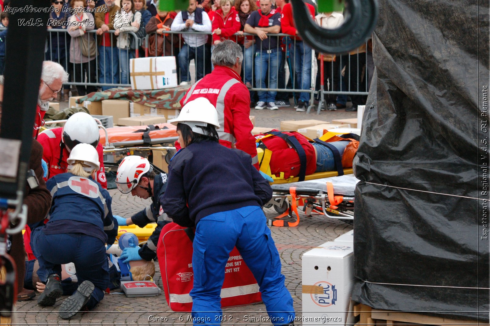 Cuneo - 6 Maggio 2012 - Simulazione Maxiemergenza- Croce Rossa Italiana - Ispettorato Regionale Volontari del Soccorso Piemonte