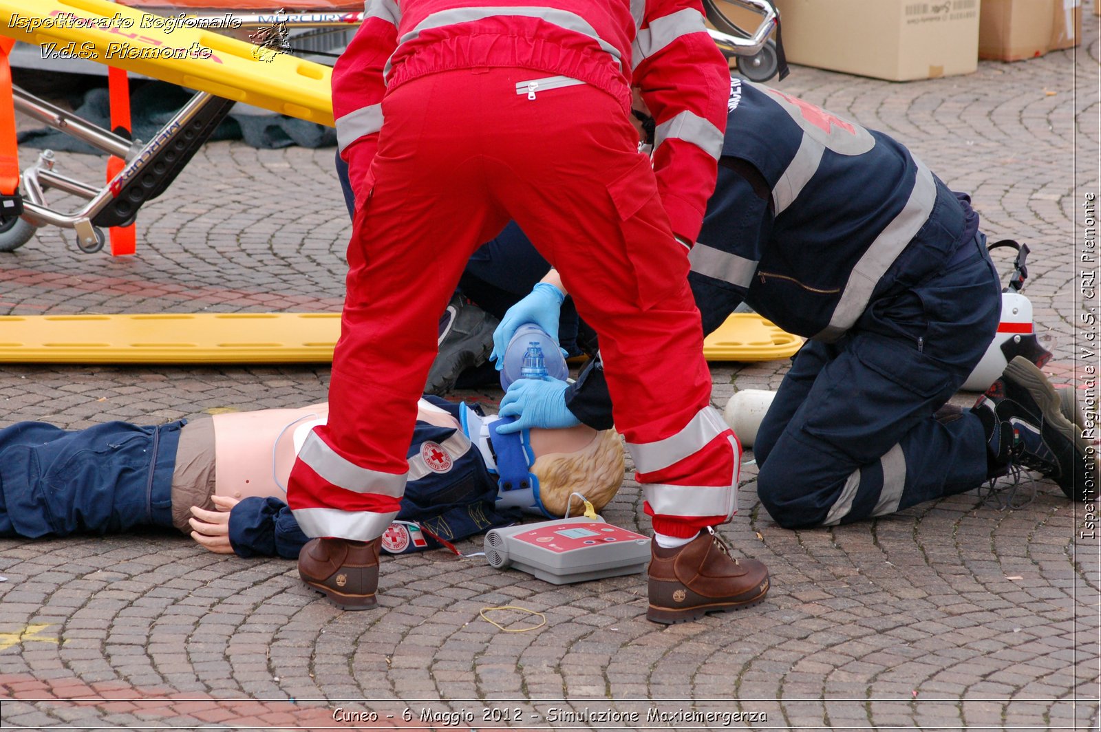 Cuneo - 6 Maggio 2012 - Simulazione Maxiemergenza- Croce Rossa Italiana - Ispettorato Regionale Volontari del Soccorso Piemonte