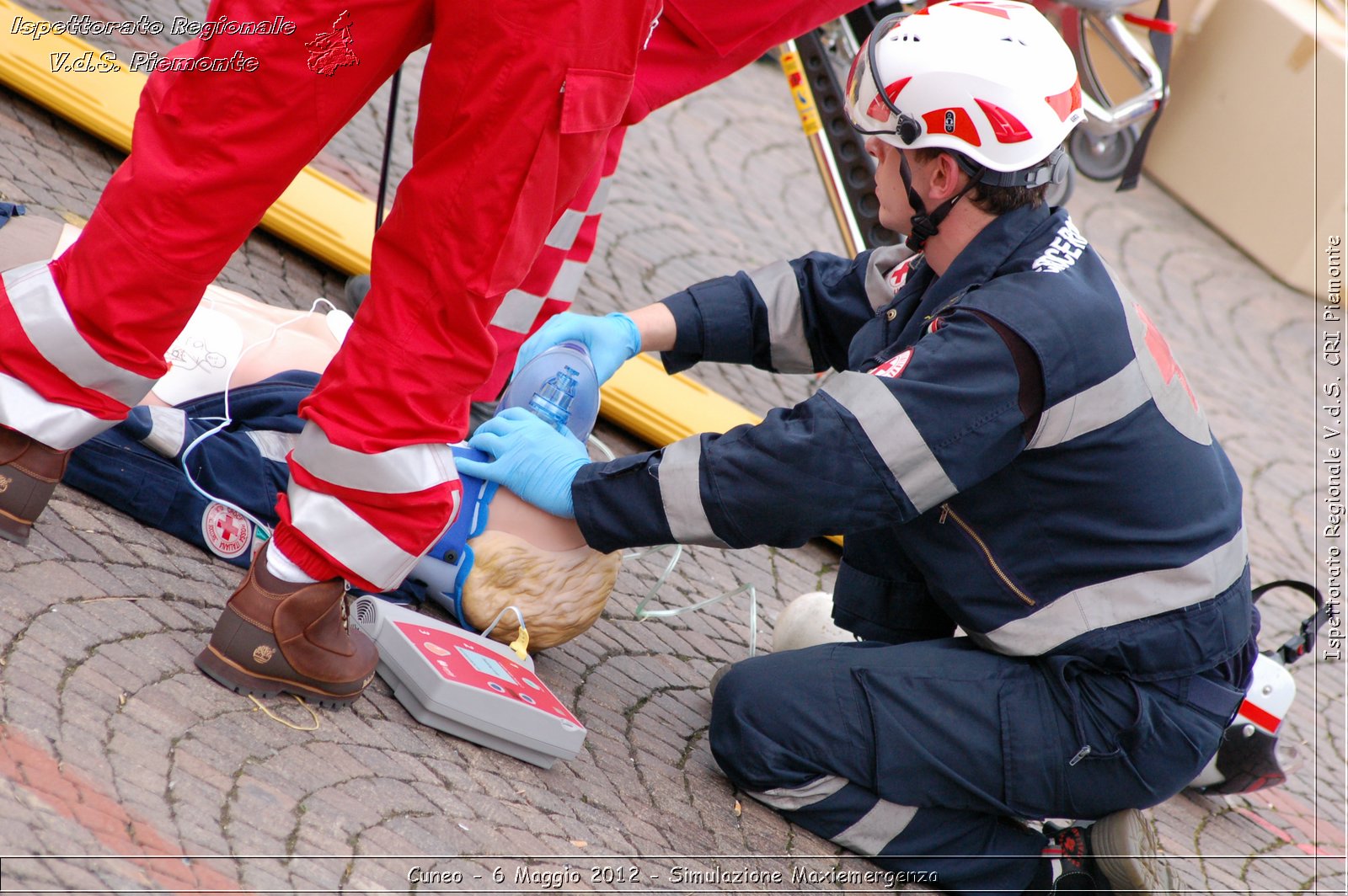 Cuneo - 6 Maggio 2012 - Simulazione Maxiemergenza- Croce Rossa Italiana - Ispettorato Regionale Volontari del Soccorso Piemonte