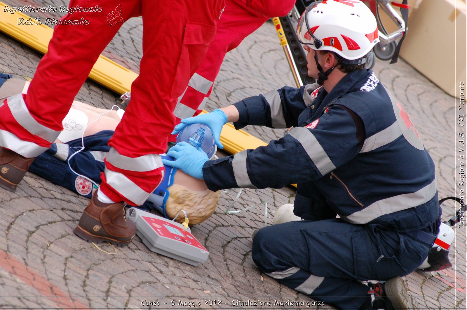 Cuneo - 6 Maggio 2012 - Simulazione Maxiemergenza- Croce Rossa Italiana - Ispettorato Regionale Volontari del Soccorso Piemonte