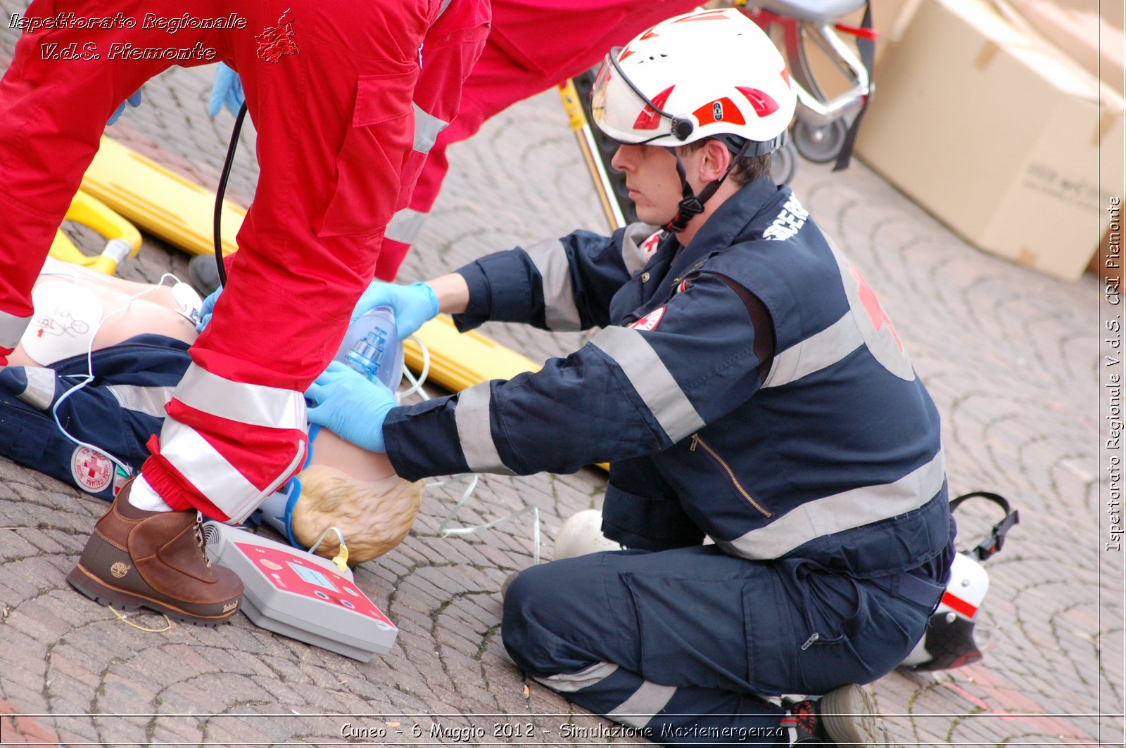 Cuneo - 6 Maggio 2012 - Simulazione Maxiemergenza- Croce Rossa Italiana - Ispettorato Regionale Volontari del Soccorso Piemonte