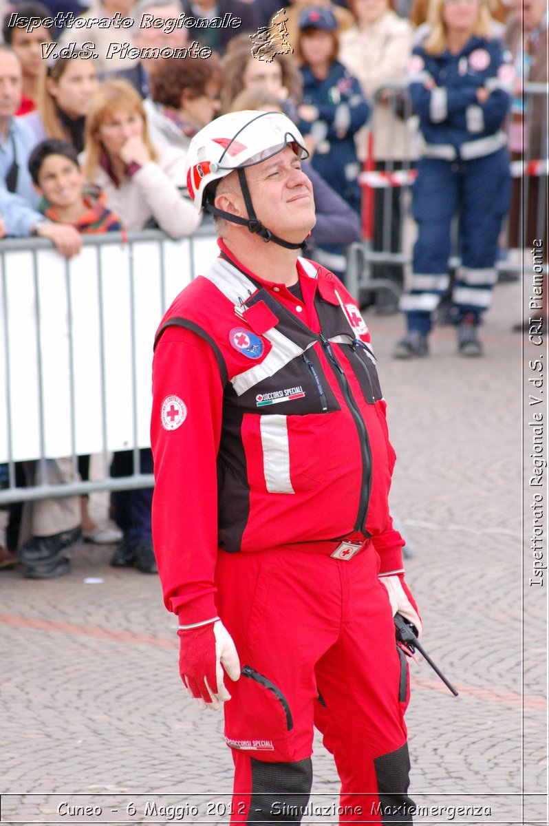 Cuneo - 6 Maggio 2012 - Simulazione Maxiemergenza- Croce Rossa Italiana - Ispettorato Regionale Volontari del Soccorso Piemonte