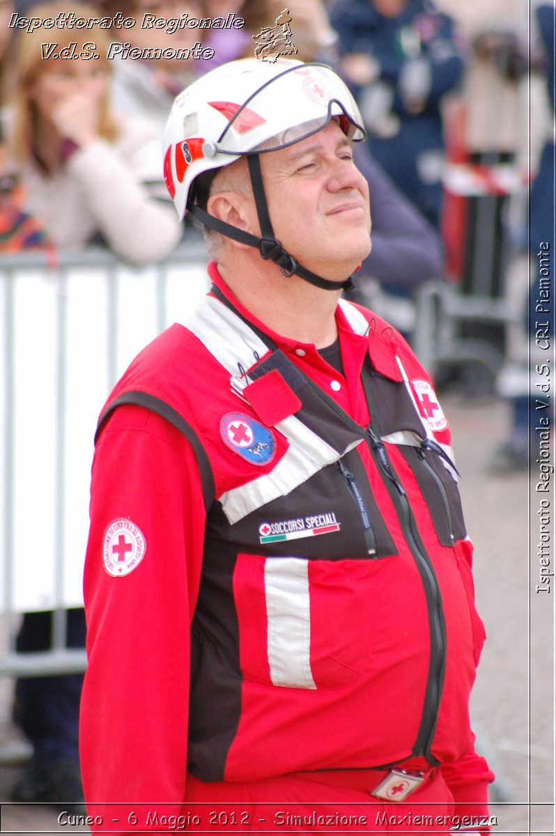 Cuneo - 6 Maggio 2012 - Simulazione Maxiemergenza- Croce Rossa Italiana - Ispettorato Regionale Volontari del Soccorso Piemonte