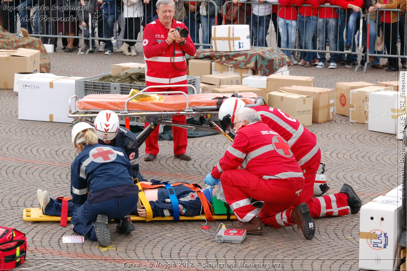 Cuneo - 6 Maggio 2012 - Simulazione Maxiemergenza- Croce Rossa Italiana - Ispettorato Regionale Volontari del Soccorso Piemonte