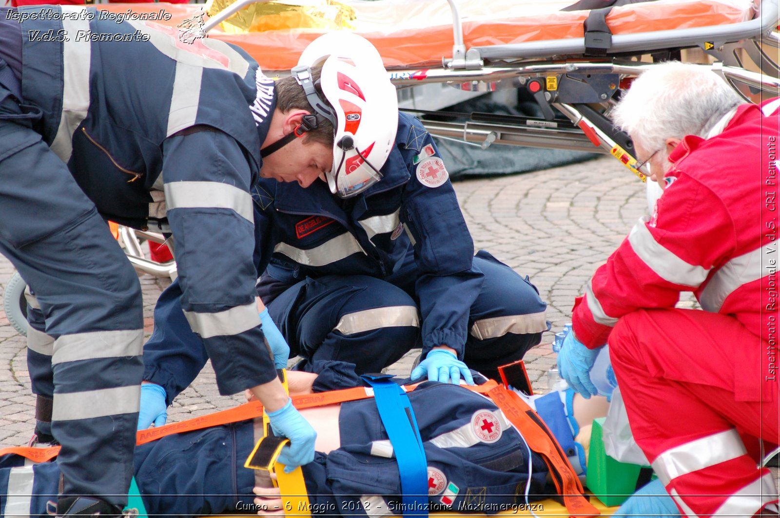 Cuneo - 6 Maggio 2012 - Simulazione Maxiemergenza- Croce Rossa Italiana - Ispettorato Regionale Volontari del Soccorso Piemonte