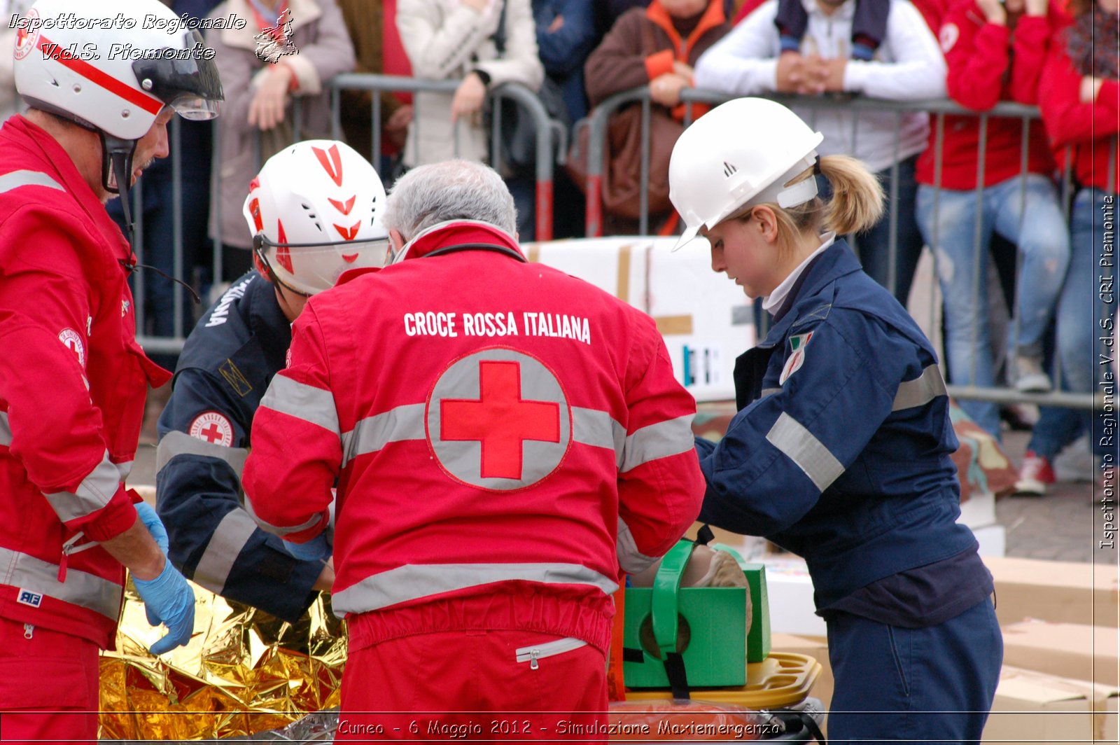 Cuneo - 6 Maggio 2012 - Simulazione Maxiemergenza- Croce Rossa Italiana - Ispettorato Regionale Volontari del Soccorso Piemonte