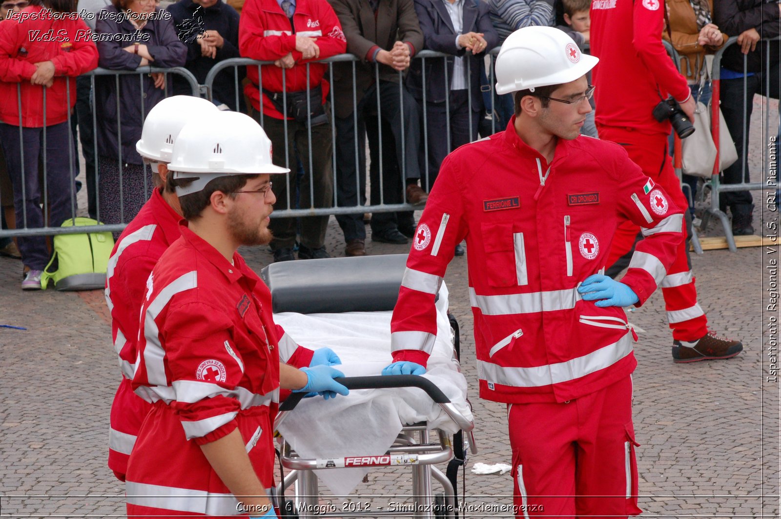 Cuneo - 6 Maggio 2012 - Simulazione Maxiemergenza- Croce Rossa Italiana - Ispettorato Regionale Volontari del Soccorso Piemonte