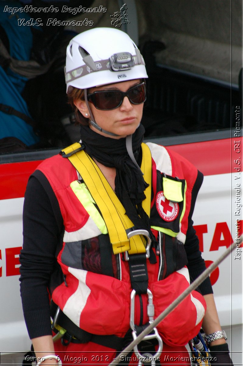 Cuneo - 6 Maggio 2012 - Simulazione Maxiemergenza- Croce Rossa Italiana - Ispettorato Regionale Volontari del Soccorso Piemonte