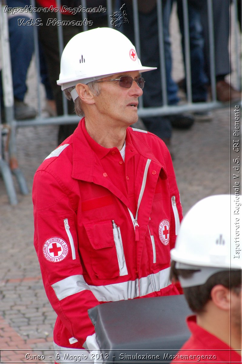 Cuneo - 6 Maggio 2012 - Simulazione Maxiemergenza- Croce Rossa Italiana - Ispettorato Regionale Volontari del Soccorso Piemonte