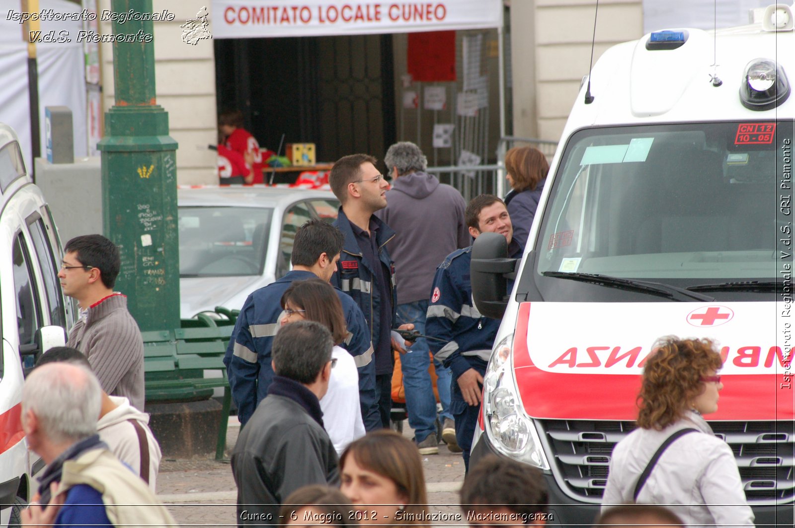 Cuneo - 6 Maggio 2012 - Simulazione Maxiemergenza- Croce Rossa Italiana - Ispettorato Regionale Volontari del Soccorso Piemonte