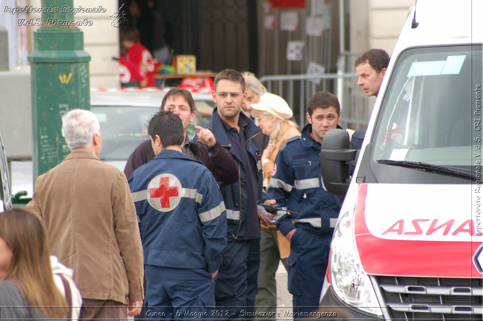 Cuneo - 6 Maggio 2012 - Simulazione Maxiemergenza- Croce Rossa Italiana - Ispettorato Regionale Volontari del Soccorso Piemonte